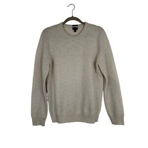 J. Crew Factory Men's Crewneck Sweater - Light Gray